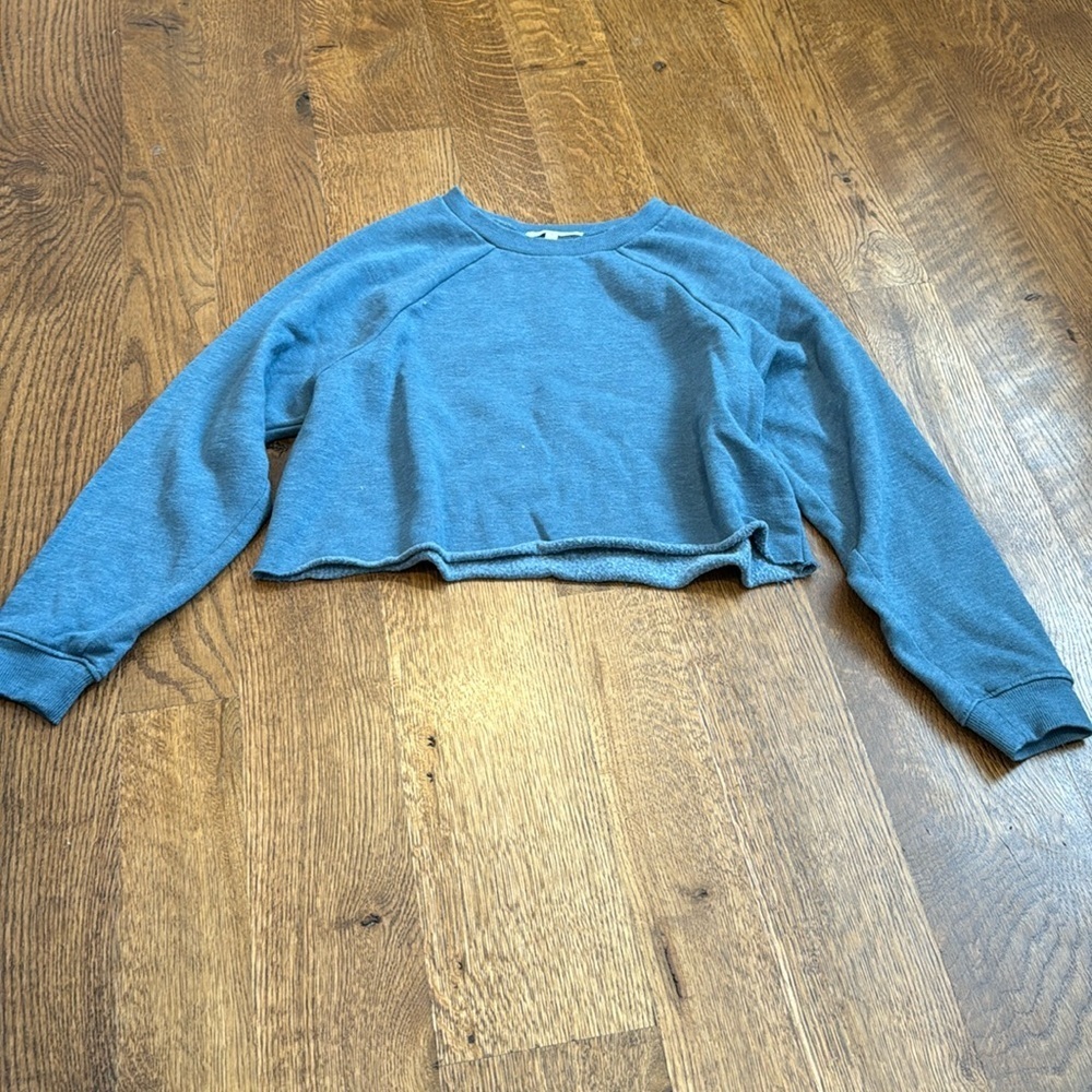 Z Supply Girls Crewneck Blue Size Medium